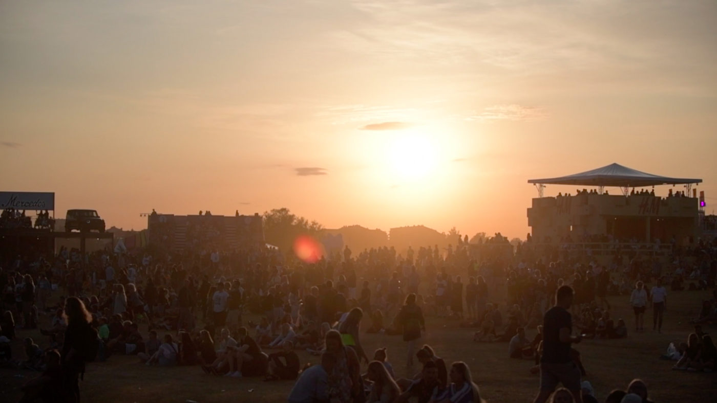 Bild av Lollapalooza festivalområde