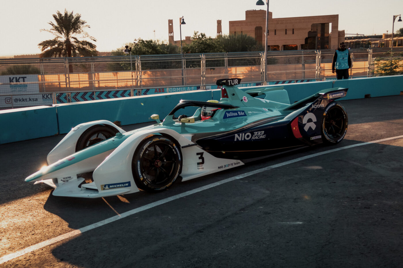Formel 1 bil på ett event som TPO arbetade med